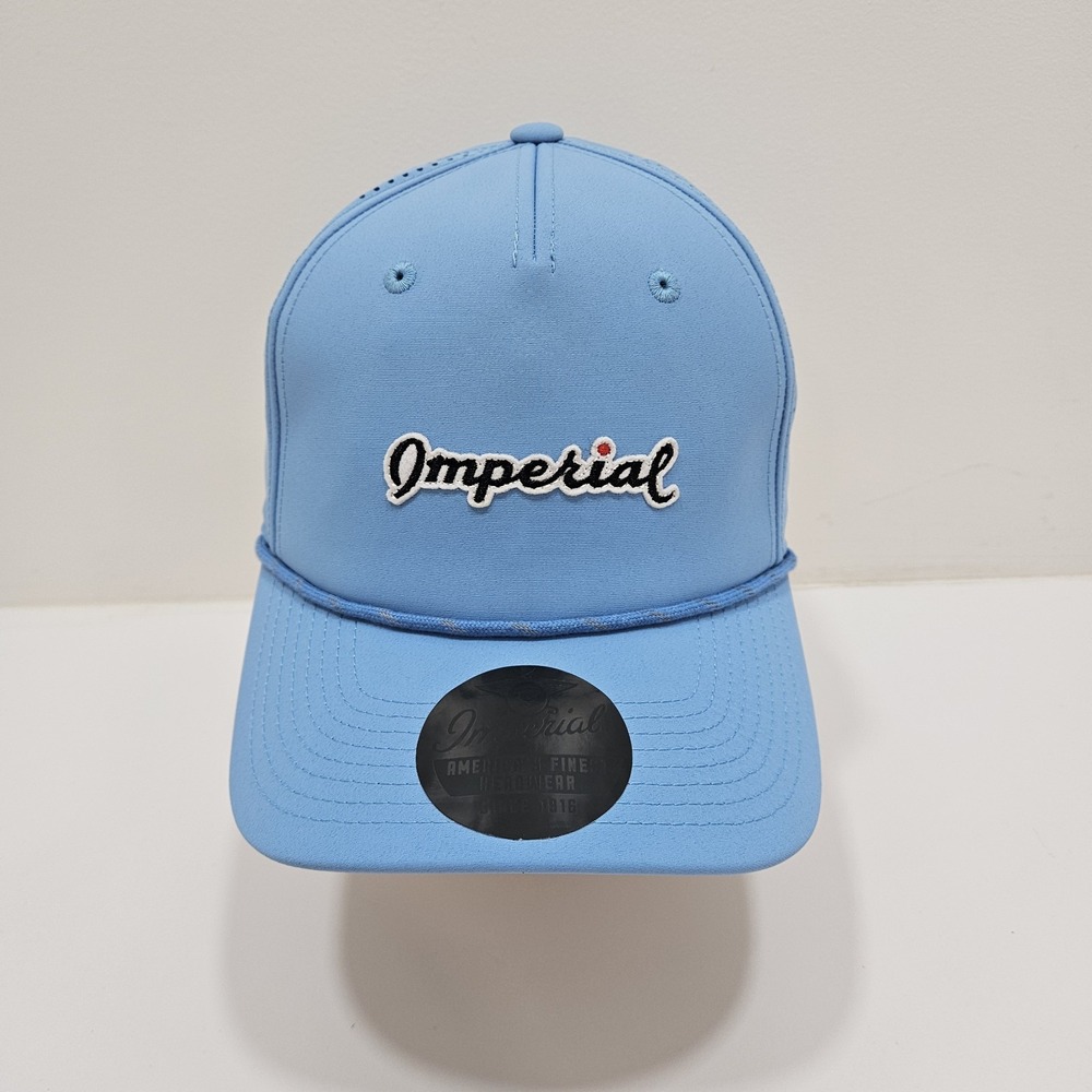 Imperial Sports The Dyno S1505 Golf Rope Mesh Hat Powder Baby Blue US Open NWOT